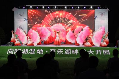 向阳湖湿地·音乐湖畔闪亮登场！千人湖畔共赴光影盛景，国庆还有大动作！