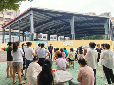 温泉街道希望桥社区：筑牢校外午托机构“消防安全线”