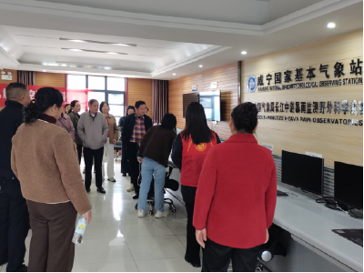 温泉街道温泉社区：探索气象监测 解锁天空“密码”  