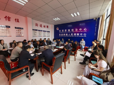 双溪桥镇召开2025年平安建设工作暨人民调解员培训会​