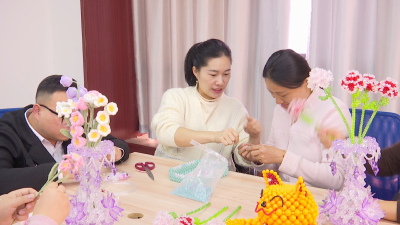 巧手“串”起七彩梦 “纳”样美丽绽芳华