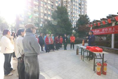 区消防救援大队：“全民消防”进社区 宣讲排查筑安全