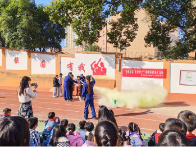 温泉街道桂花路社区：消防知识进校园 安全守护伴成长  