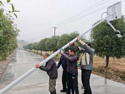 高桥镇王旭村：暖灯照亮幸福路