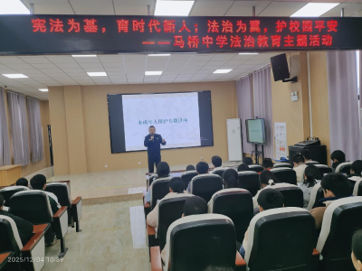 马桥镇开展“宪法宣传周”主题活动，筑牢青少年法治观念