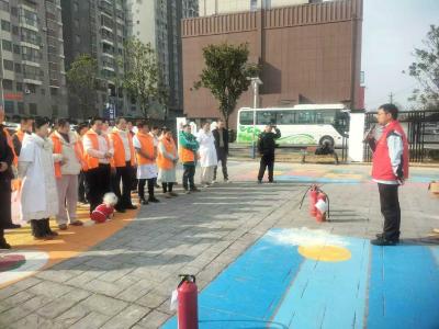 青龙社区开展消防演练活动 筑牢冬季安全防线