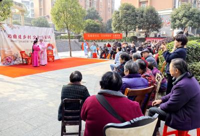 浮山街道金桂社区举办戏曲进乡村文化惠民演出