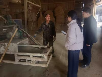 汀泗桥镇赛丰村：上门排查隐患，筑牢企业安全防线