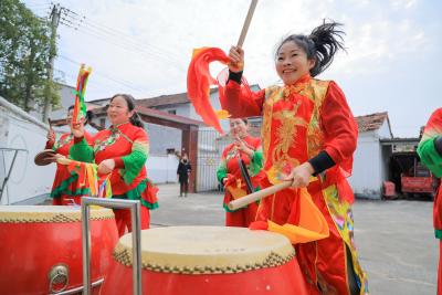 高桥：非遗锣鼓排练忙 民俗传承迎元旦