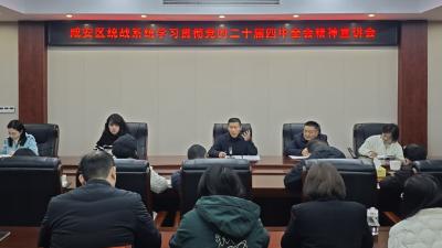 咸安区统战系统举行学习贯彻党的二十届四中全会精神宣讲会