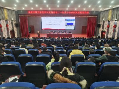 区教育系统召开学习贯彻党的二十届四中全会精神宣讲报告会