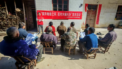 汀泗桥镇大坪村：移风易俗入乡村 倡导节俭新风尚