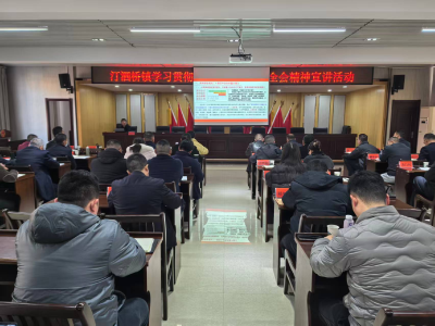 汀泗桥镇召开学习贯彻党的二十届四中全会精神专题宣讲报告会