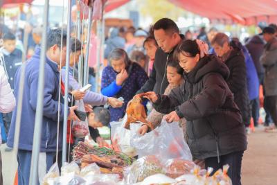 咸宁咸安：冬至日，赶大集