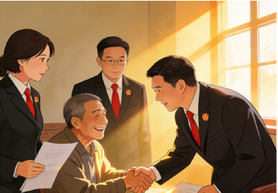 从不懈追踪到上门送款，咸安法院为这件民生案件画上句号！