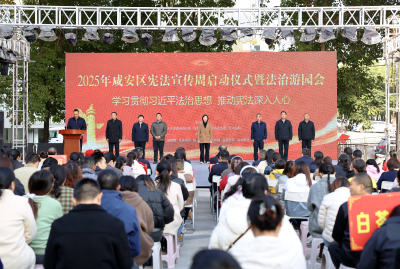 尊宪崇法｜咸安区2025年“宪法宣传周”活动正式启动