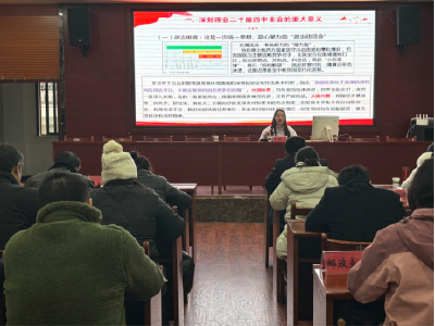 大幕乡举行学习贯彻党的二十届四中全会精神宣讲会