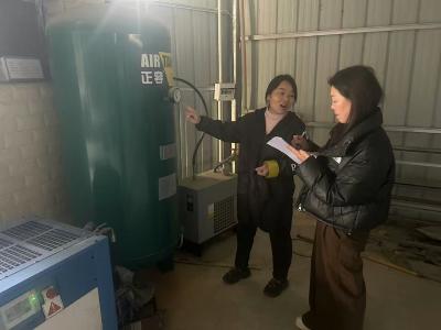 汀泗桥镇赤岗村：实地核查整改，筑牢企业安全屏障