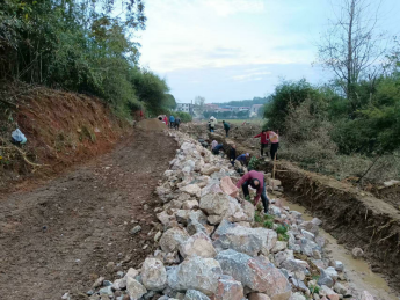 双溪桥镇汤垴村：以工代赈添活力，宜居村庄绘新篇