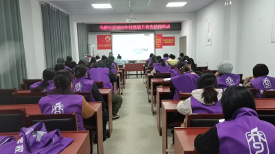 马桥镇马桥社区开展收纳师培训活动