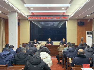 咸安区防范应对低温雨雪冰冻天气工作第一次调度会召开