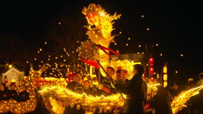 咸安非遗“天河金丝龙” 荣登央视双频道