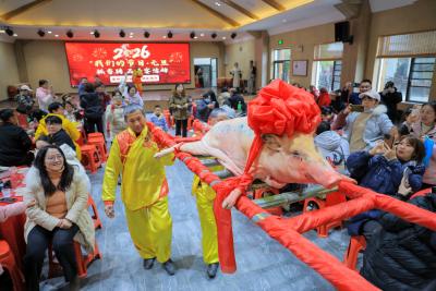 组图：咸安年猪文化体验季热闹开场