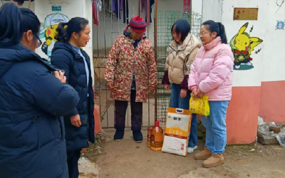 新春将至 暖意先行 区委编办赴北岭村开展走访慰问活动