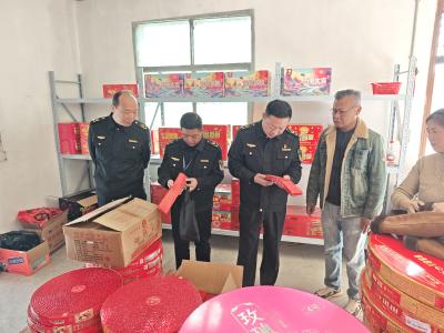守岗尽责护平安 ！区市场监管局开展春节安全排查