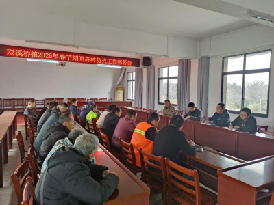 双溪桥镇召开2026年春节期间森林防灭火工作部署会 