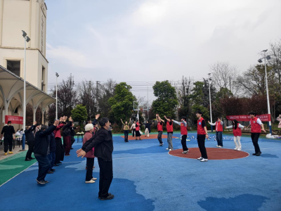 盘泗洲社区：乐享春日暖时光  趣味运动伴安康