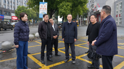 区领导调研督导城区高中校园周边环境及安全隐患整治工作