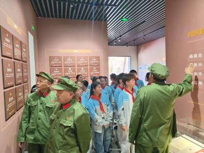 咸安区张富清老军装志愿服务队开展清明祭扫暨红色宣讲活动