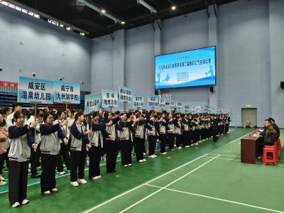 咸安区教育局举办第二届教育系统教职工气排球比赛