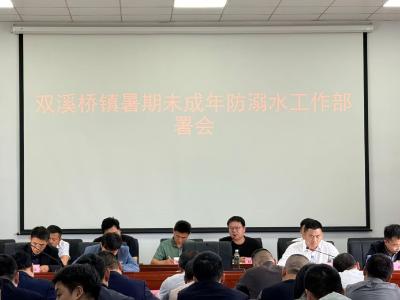 双溪桥镇召开暑期未成年人防溺水工作部署会