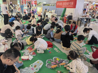 学府社区：清明绘纸鸢 童心沐春风