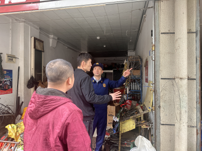 双溪桥镇推进“三合一”场所消防简易设施改造试点