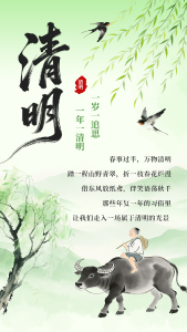SVG海报丨春事过半万物清，一岁一思寄清明