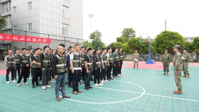 官埠桥镇：点验与演练结合 锤炼民兵应急能力