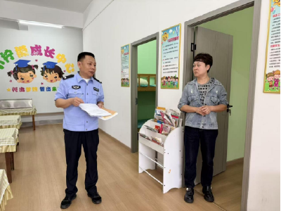 岔路口社区：警社联动强培训 严查隐患保平安  