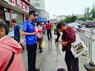 温馨提示传暖意 温泉中心市场治理获市民点赞