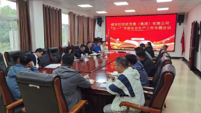 区经发集团部署“五一”及汛期安全生产工作 筑牢安全防护屏障
