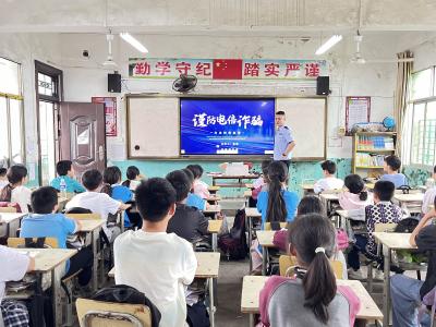 高桥镇开展法治宣讲进校园 筑牢青少年安全防护墙
