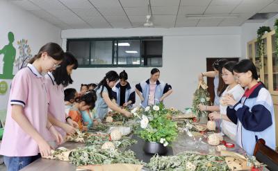 粽香沁人心 祝福赠学子 浮山学校特色德育活动为中考赋能