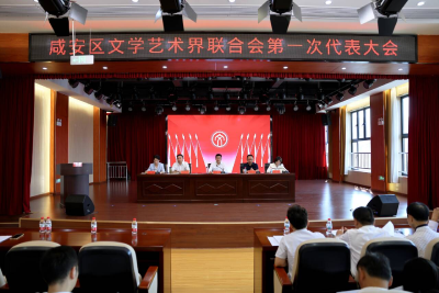 咸安区文学艺术界联合会第一次代表大会召开