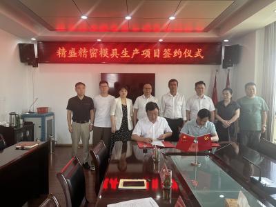 区人社局助力精盛精密模具生产项目落户咸安