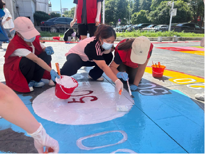 浮山街道长安社区：画笔点亮童趣家园