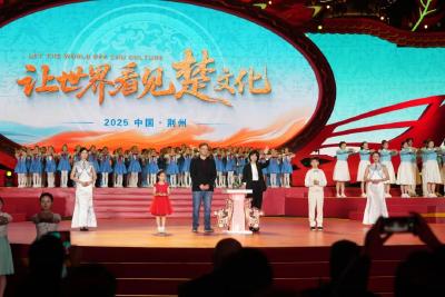第二届楚文化节开幕式上，来自松滋的他压轴登场