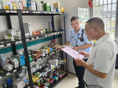 涴市市场监督管理所开展辖区卫生室药械安全检查
