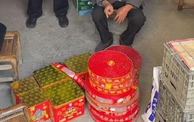 乐乡派出所查获一起非法存储危险物质案